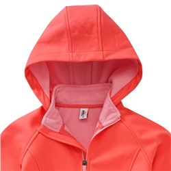 Mädchen Softshelljacke mit Kapuze