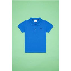 Erkek Çocuk Saks Basic Polo Yaka Tişört