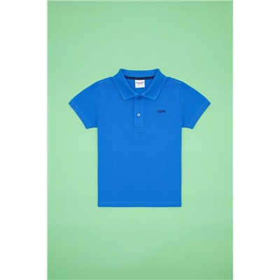 Erkek Çocuk Saks Basic Polo Yaka Tişört