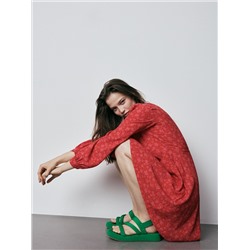 EcoVero™ Gemusterte Bluse