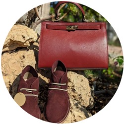 AB.Z. SAFARY VINO+Ab.Zapatos PELLE Birkin/2 (720) burdeos АКЦИЯ