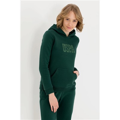 Kadın Yeşil Basic Sweatshirt