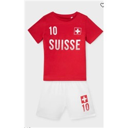 Shorty-Pyjama - Bio-Baumwolle - 2 teilig