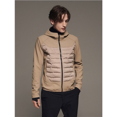 Jacke aus materialmix