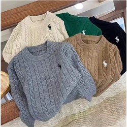 Свитер однотонный для мальчиков