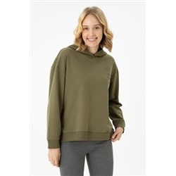 Kadın Haki Sweatshirt