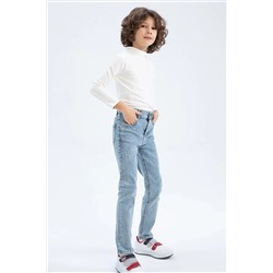 Defacto Erkek Çocuk Slim Fit Jean Pantolon Y7950A622WN