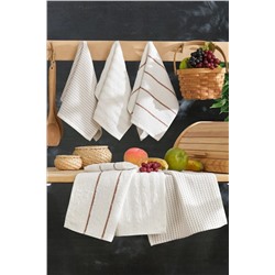 Casnack, Seher 6'lı Mutfak ve El&Yüz Havlu Seti 30x50 cm