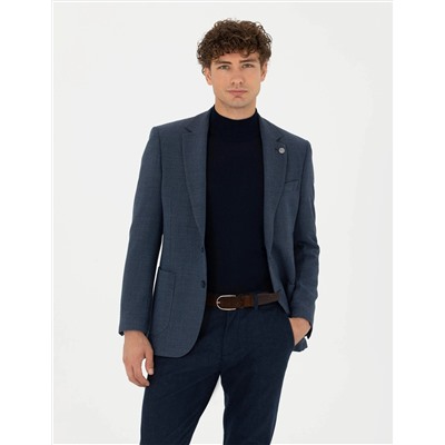 Lacivert Ekstra Slim Fit Ceket