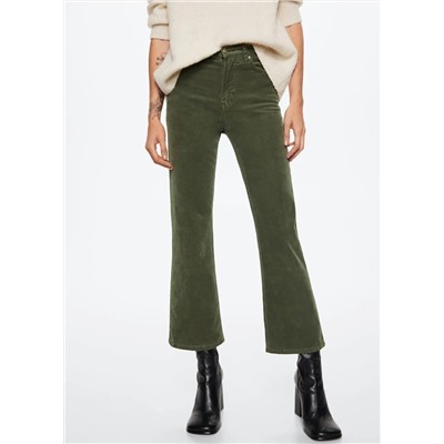 Jeans bootcut pana -  Mujer | MANGO OUTLET España