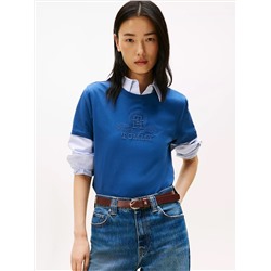 Embroidered Crest Banner Logo T-Shirt