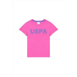 Çocuk Pembe Bisiklet Yaka Tişört