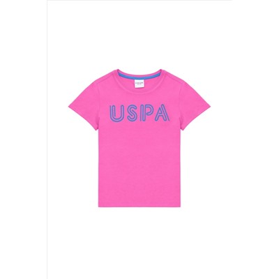 Çocuk Pembe Bisiklet Yaka Tişört