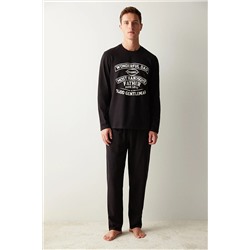 Penti Father Pantolon Siyah Pijama Takımı PHGZZ91Q23SK-BK3