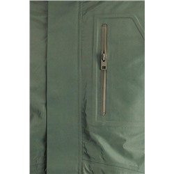Parka con capucha Verde