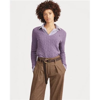 POLO RALPH LAUREN Cable Wool-Cashmere Sweater