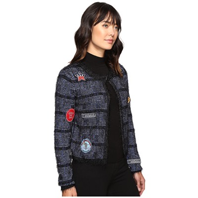 Long Sleeve Multi Patch Short Sweater