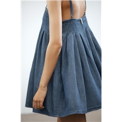 SHORT DENIM TRF DRESS