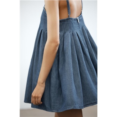 SHORT DENIM TRF DRESS