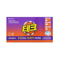 LG Tech Easy Sheet Detergent (Romantic flower), Салфетки для стирки белья с цветочным ароматом