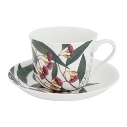 Пара чайная, 1 перс, 2 пр, 450 мл, фарфор F, белая, Эвкалипт, Royal Botanic Gardens, 60718