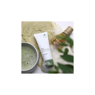 Jeju Matcha Low pH Cleansing Foam Слабокислотная пенка для умывания с чаем матча