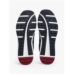 Mixed-Texture Suede Runner Sneaker