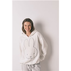 Pijama largo polar estampado animal Miffy