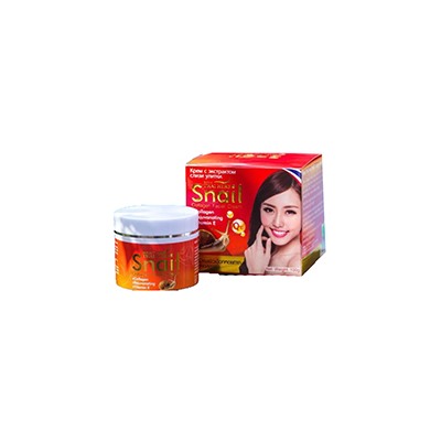 Улиточный крем для лица с коллагеном и  витамином Е от Royal Thai Herb 100 гр / Royal Thai Herb Snail Cream 100 g