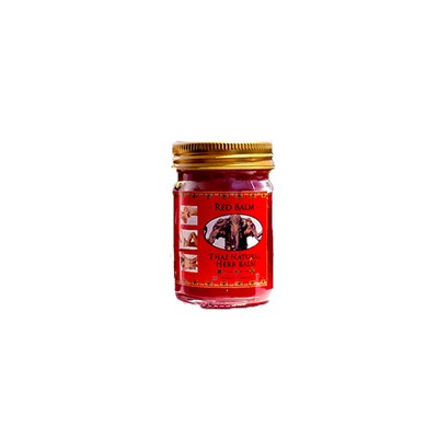 Красный тайский бальзам со слоном 50 гр / Thai Natural Herb red balm 50 g
