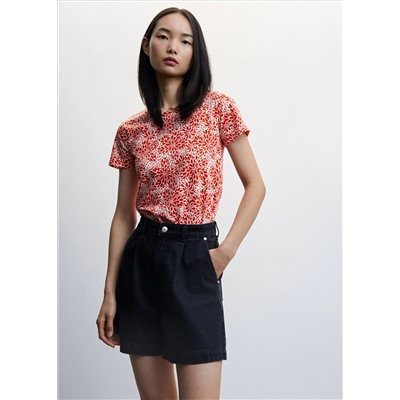 Camiseta estampada algodón