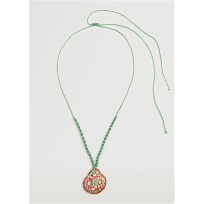 Collar colgante concha