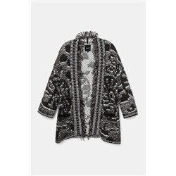 Chaqueta oversize tricot