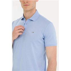 Erkek Mavi Polo Yaka Tişört