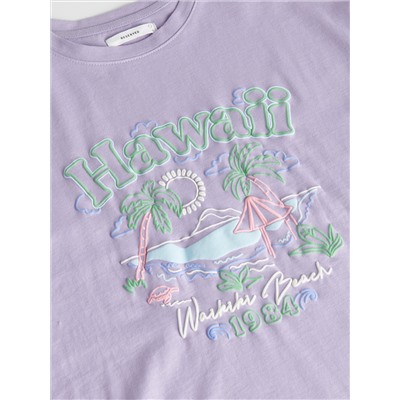 T-Shirt im Regular-Fit mit Applikation
