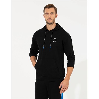 Siyah Regular Fit Sweatshirt