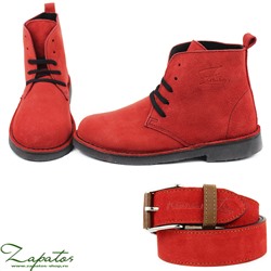 Ab. Zapatos 1619 New R · FUEGO+Ab.Zapatos Pelle cinturon (140) Fuego