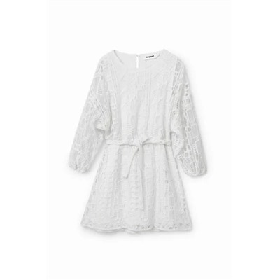 Vestido estilo crochet Johnson Hartig