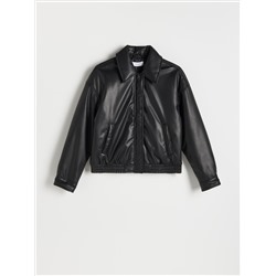 Jacke Aus Kunstleder