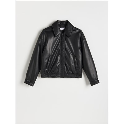 Jacke Aus Kunstleder