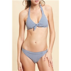 Braguita de biquini Pixie Blanco y azul marino