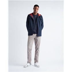 Hooded Nautical Parka, Men, Dark Blue