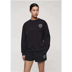 Sudadera algodón logo -  Mujer | MANGO OUTLET Melilla