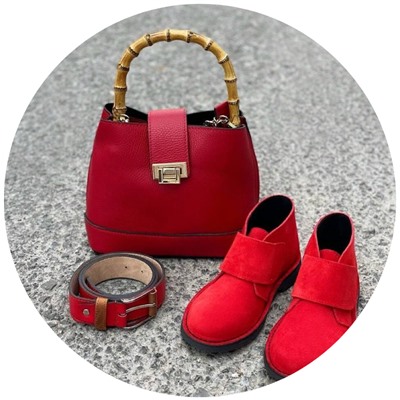 Ab.Zapatos 3316 New R FUEGO+Ab.Zapatos PELLE Bambu (630) rojo АКЦИЯ