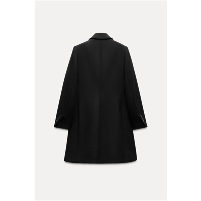 WOOL BLEND DOUBLE-BREASTED COAT