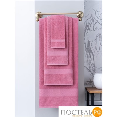 Полотенце Arya Однотонное 70X140 Miranda Soft Сухая Роза