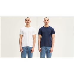Slim Fit Crewneck Tee Shirt (2-Pack)