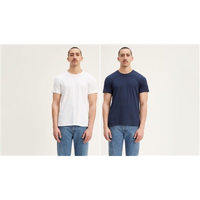 Slim Fit Crewneck Tee Shirt (2-Pack)
