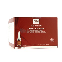 Hair System 3GF Ampollas Anticaída Martiderm 28ud