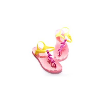 Сандалии Zhoelala Seahorse (розовый с шиммером+фуксия+желтый)/ Zhoelala Seahorse (pink shimmer+magenta+yellow)